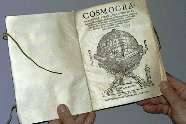 a copy of Cosmographia by Peter Apian
