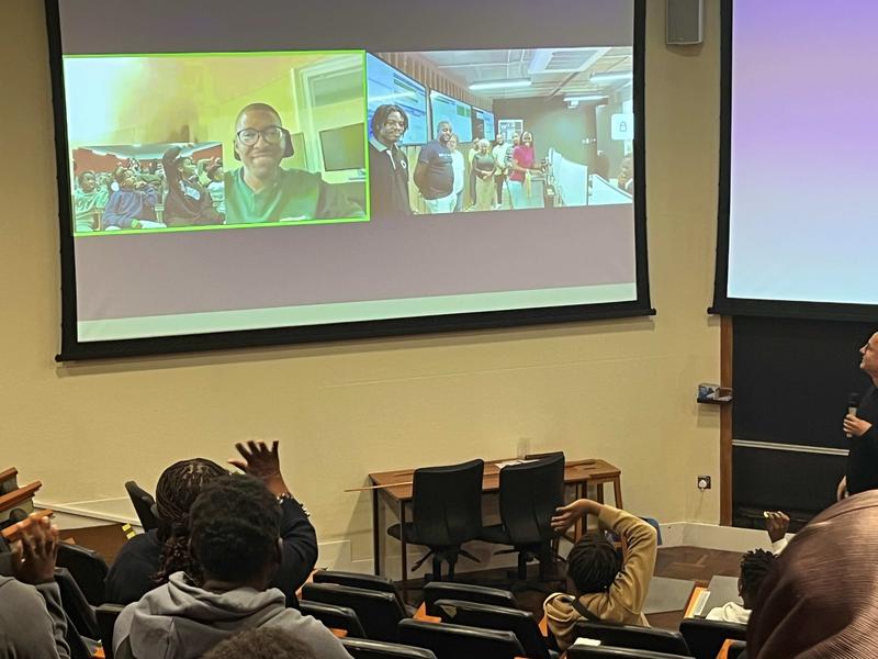 Virtual link up with South African MeerKAT telescope