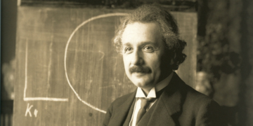 Albert Einstein, 1921. By F Schmutzer (Wiki commons)